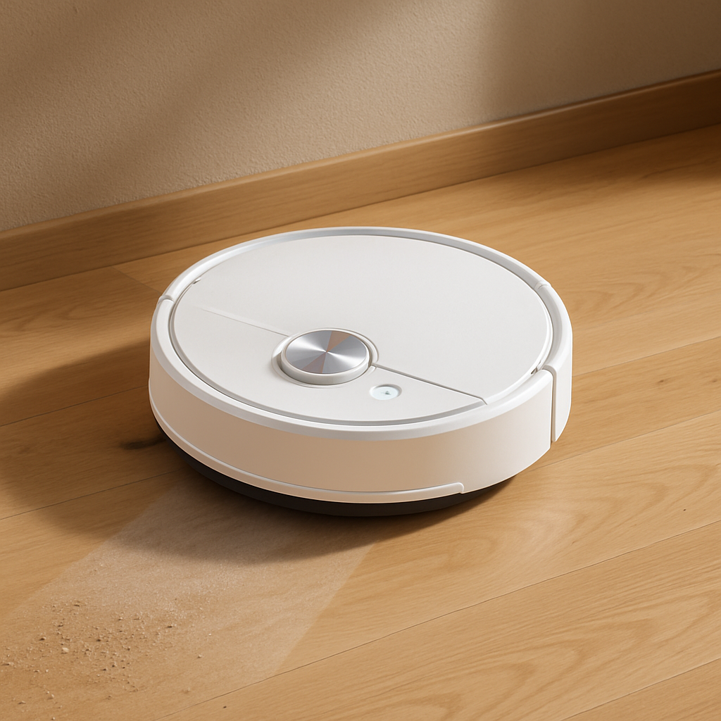Smart Robot Vacuum Cleaner with Mopping Function 2-in-1 Intelligent Floor Cleaning Automatic Vacuuming and Mopping for Hard Floors | Sansoti