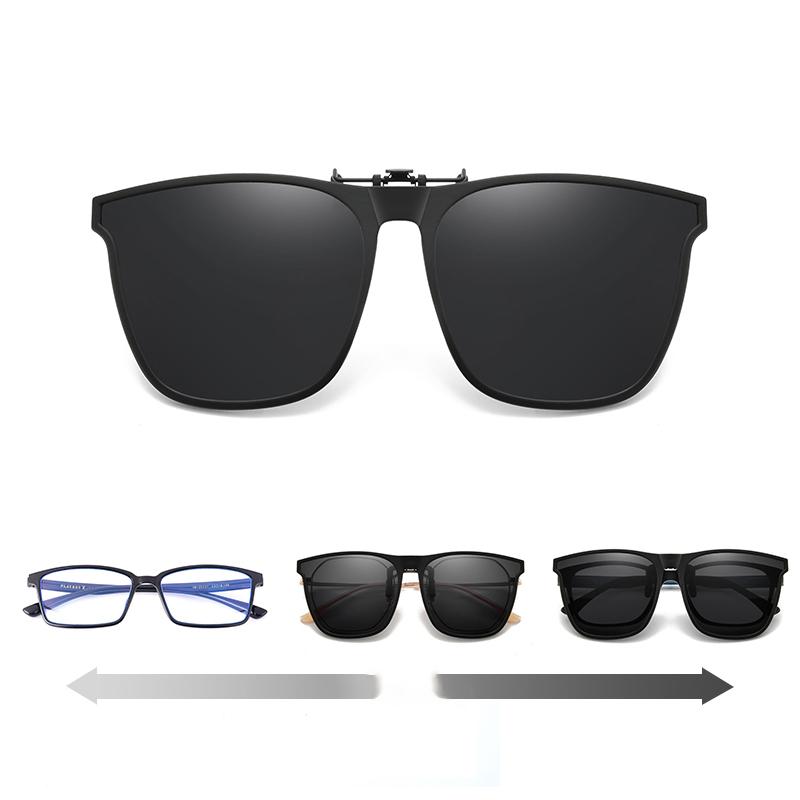 Lunettes de soleil polarisées pliables à clip avec protection UV400 – Fixation magnétique légère | Sansoti