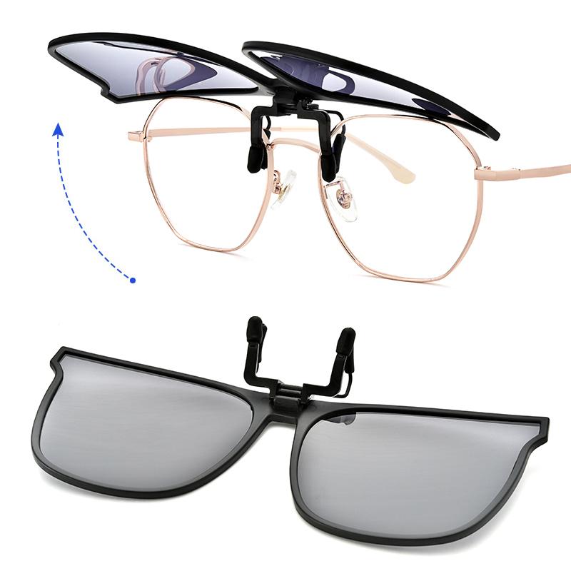 Lunettes de soleil polarisées pliables à clip avec protection UV400 – Fixation magnétique légère | Sansoti