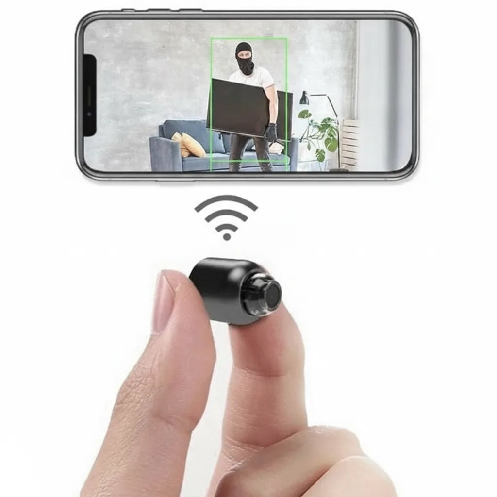 Compact Wifi Security Camera 1080P HD with Night Vision and Motion Detection | Sansoti