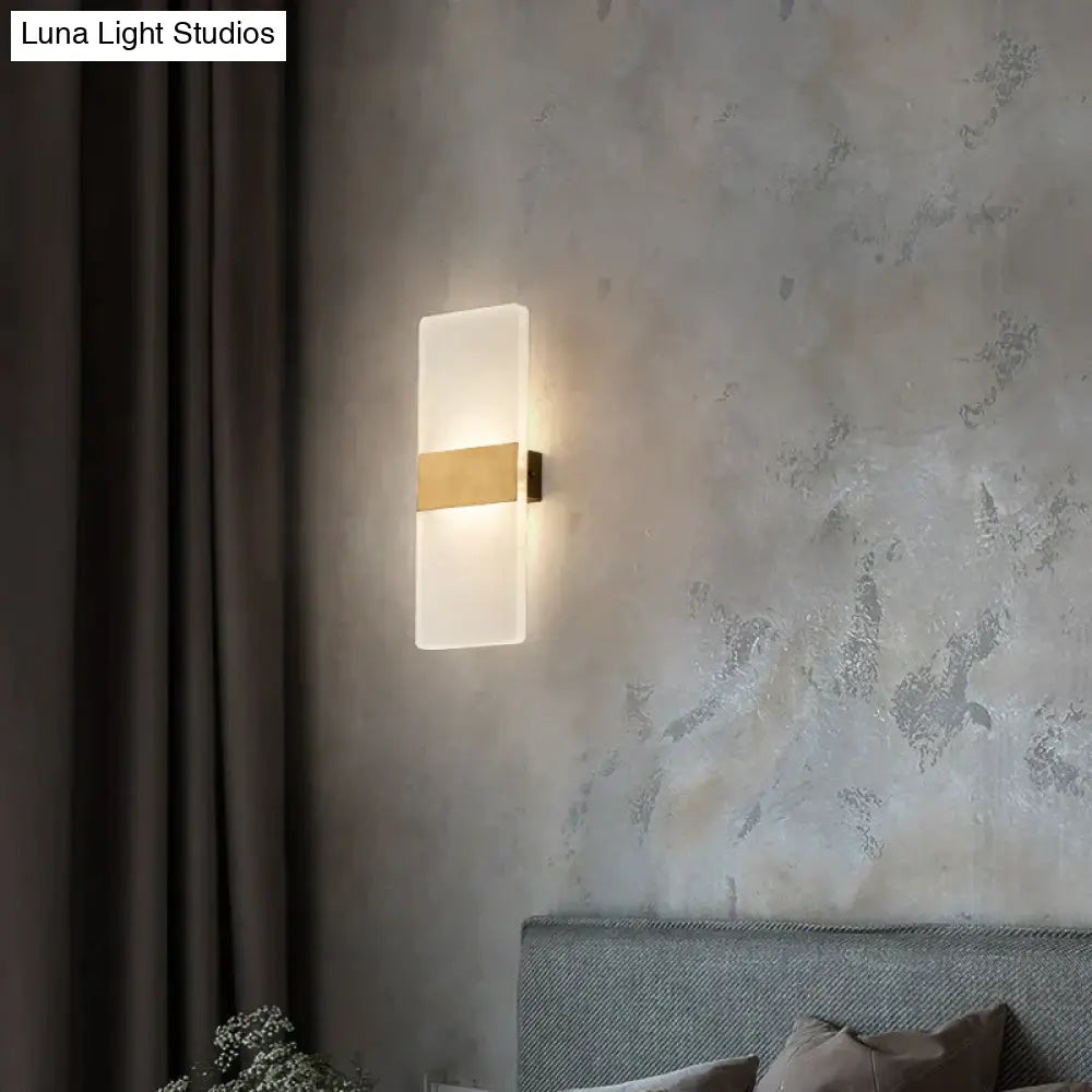Copper Wall Light LED E27 29cm Living Room Bedroom Study Office Modern Interior Lighting | Sansoti