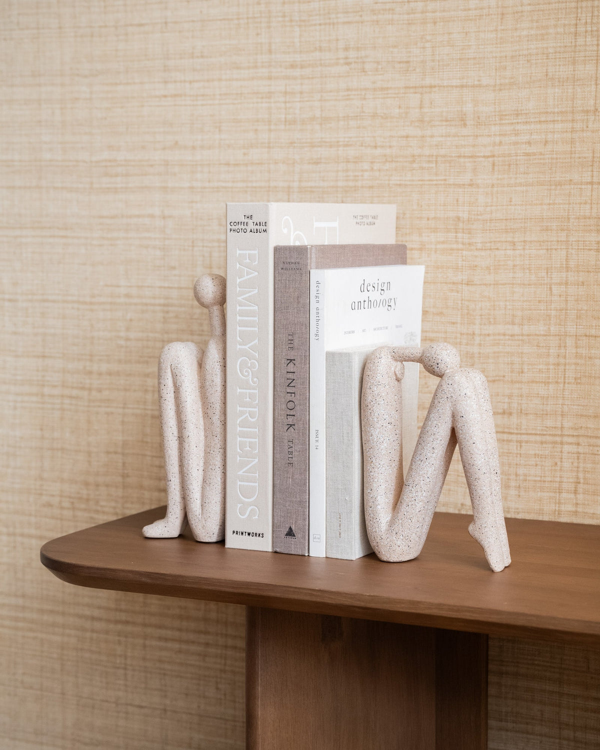 Bookend Statue Set Polyresin Modern Design 27cm Decorative | Sansoti