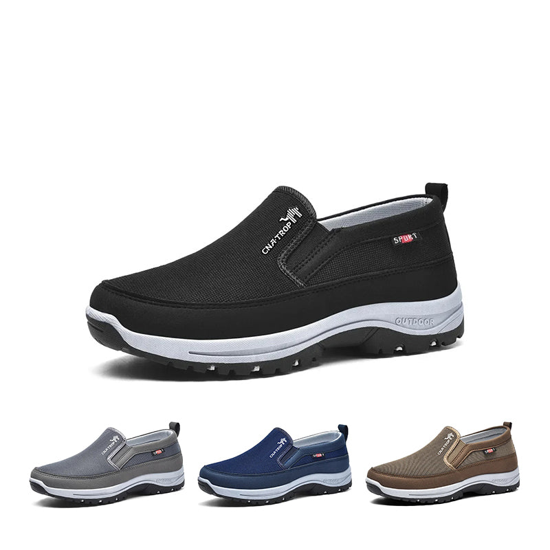 Chaussures orthopédiques pour hommes avec soutien de la voûte plantaire et absorption des chocs, pour un confort quotidien et le soulagement de la douleur | Sansoti