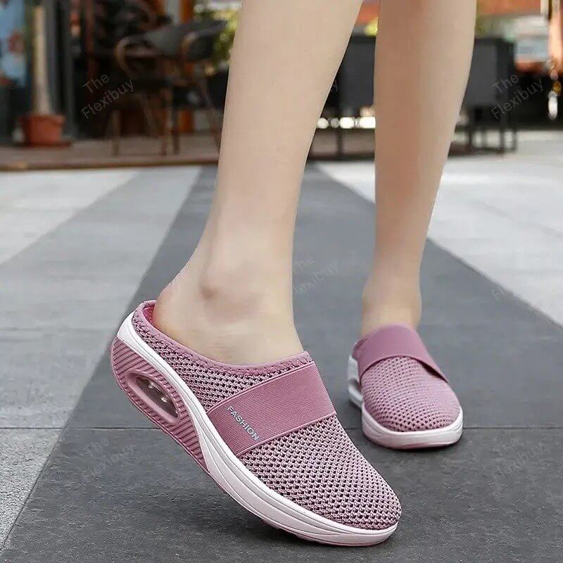 Luchtkussen Sneakers met Ademend Mesh Ontwerp voor Dames en Heren – Comfortabele Wandelschoenen met Gewrichtsteun | Sansoti