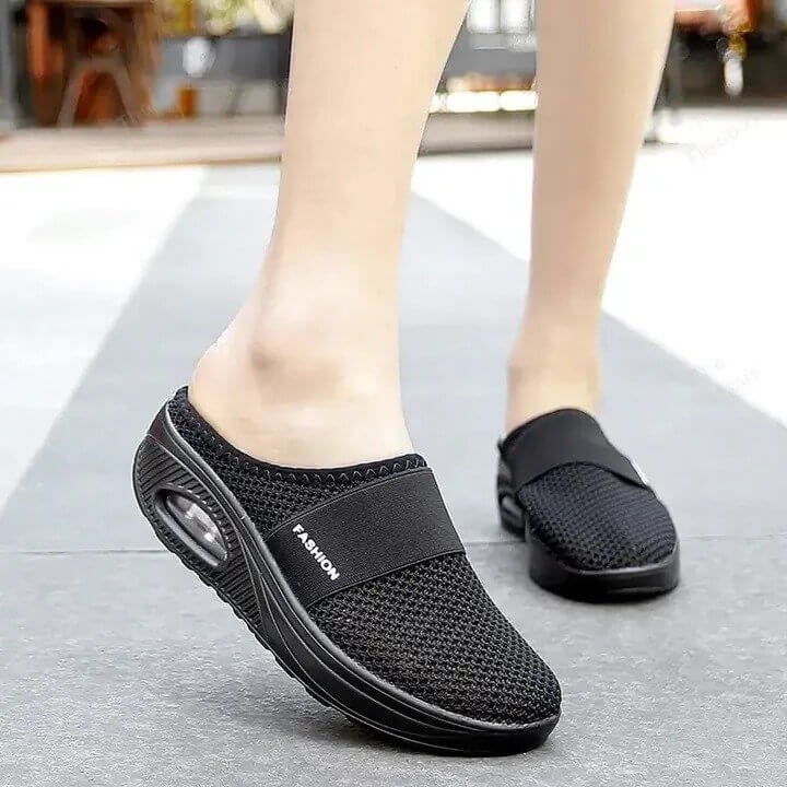 Luchtkussen Sneakers met Ademend Mesh Ontwerp voor Dames en Heren – Comfortabele Wandelschoenen met Gewrichtsteun | Sansoti