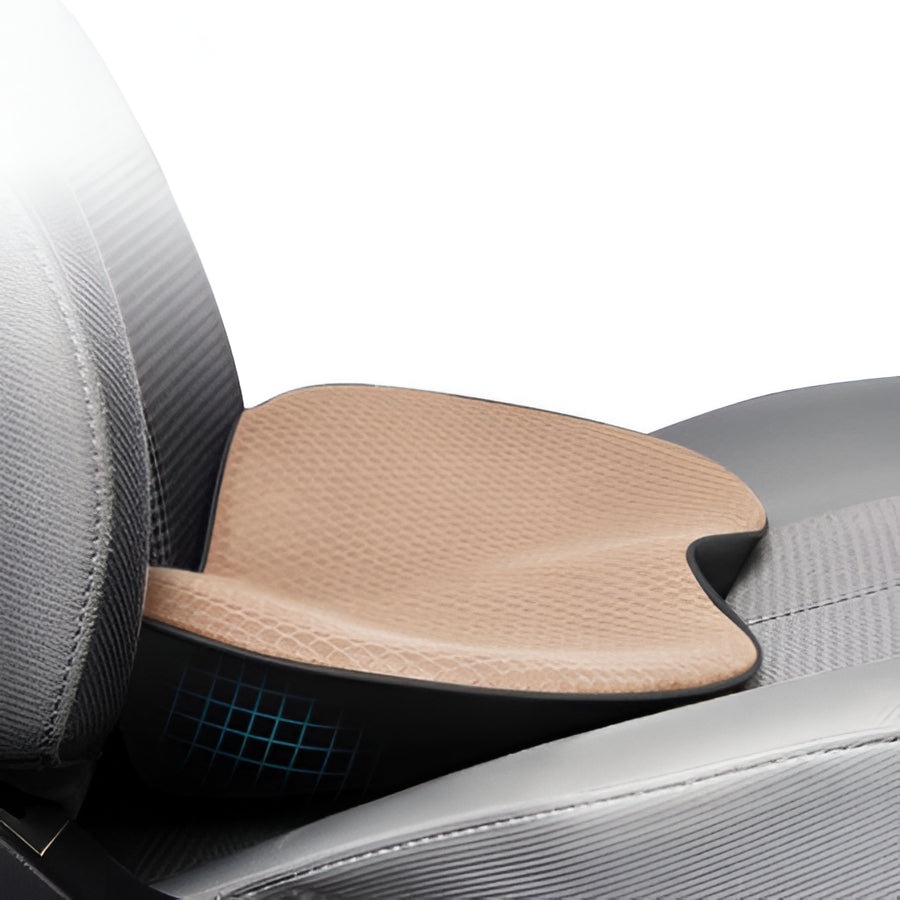 Ergonomic Booster Car Seat Cushion, Memory Foam, for Short Drivers, Comfort, Black Beige Brown Red, Car | Sansoti