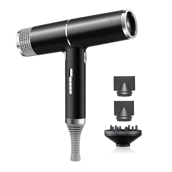Professional Hair Dryer 1100W Lightweight Quick-Dry Function Black Gray Red | Sansoti