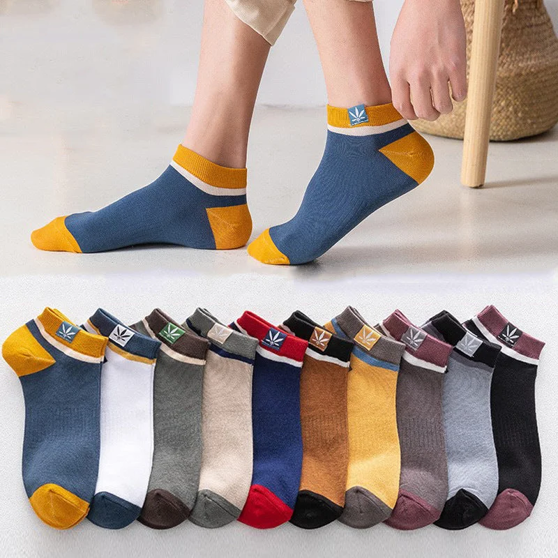 Herensokken Set 20 Paar Sportieve Enkelsokken Katoenmix Ademend Laaggeschoren Casual Dagelijks Comfort | Sansoti