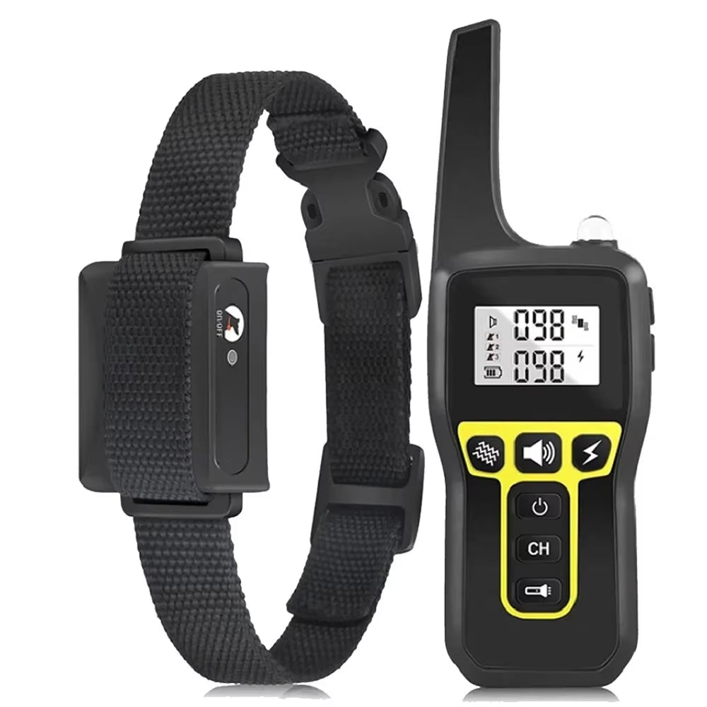 Dog Training Collar with Remote Control 1000m Range Waterproof IP67 Beep Vibration Mode Electric Rechargeable | Sansoti