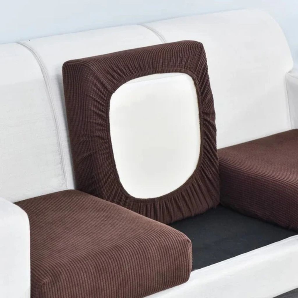 Stretchable Sofa Cover Pet-Friendly 100% Polyester Washable Furniture Protector 10 Sizes 6 Colors Living Room | Sansoti
