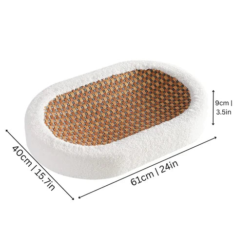 Cat Scratcher – Comfortable Resting Bed with Scratching Surface | Sansoti