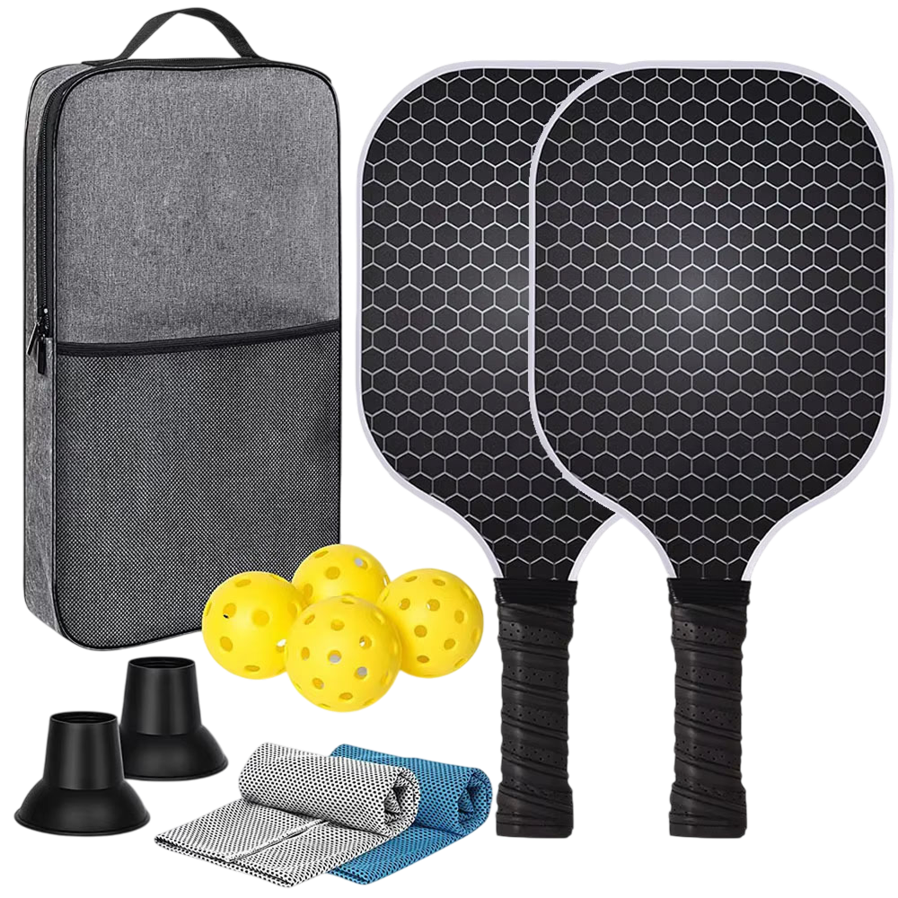 Pickleball-Schläger Carbonfaser-Wabenkern Turnierzugelassen Leichtgewicht-Sportpaddel für den Wettkampf | Sansoti