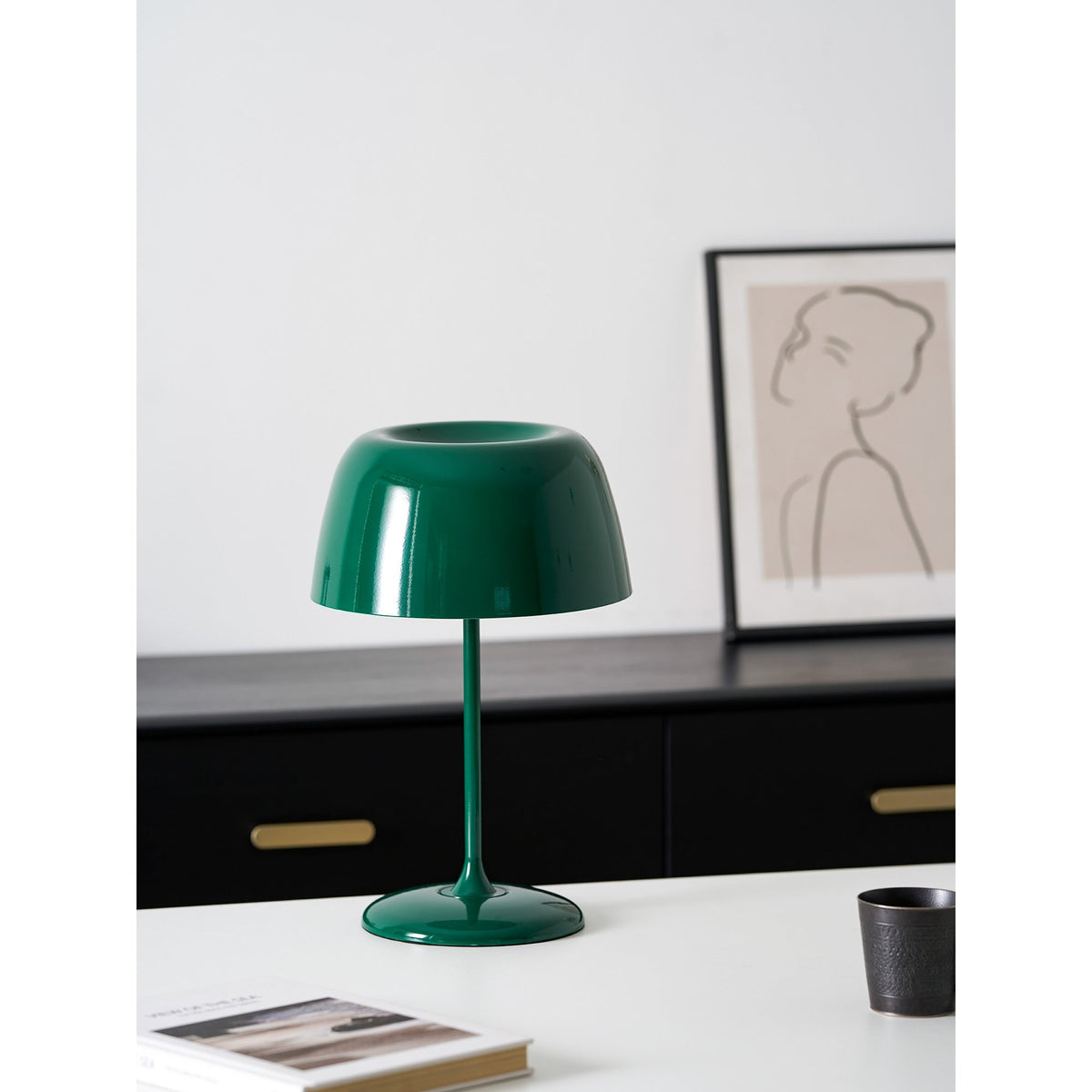 Bittel Table Lamp – Scandinavian Inspired Table Lamp with E26/E27 Socket and Dim Function | Sansoti