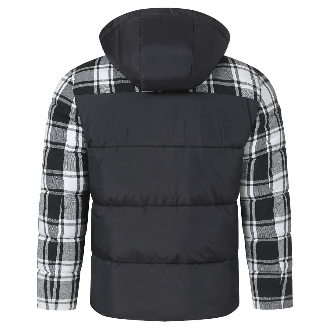 Plaid Quilted Winter Jacket for Women and Men - Lightweight Insulating Puffer Coat Winter Clothing | Sansoti