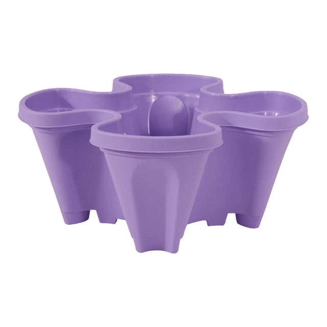 Stackable Planter for Vertical Gardening Flower Pot Herb Tower Balcony Patio Indoor Outdoor Growing Tower | Sansoti
