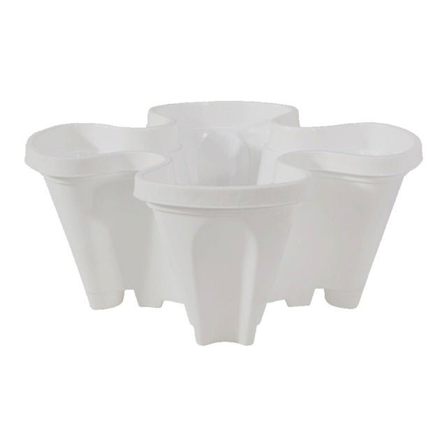 Stackable Planter for Vertical Gardening Flower Pot Herb Tower Balcony Patio Indoor Outdoor Growing Tower | Sansoti