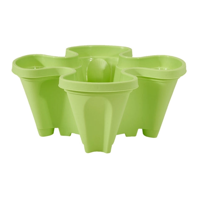 Stackable Planter for Vertical Gardening Flower Pot Herb Tower Balcony Patio Indoor Outdoor Growing Tower | Sansoti