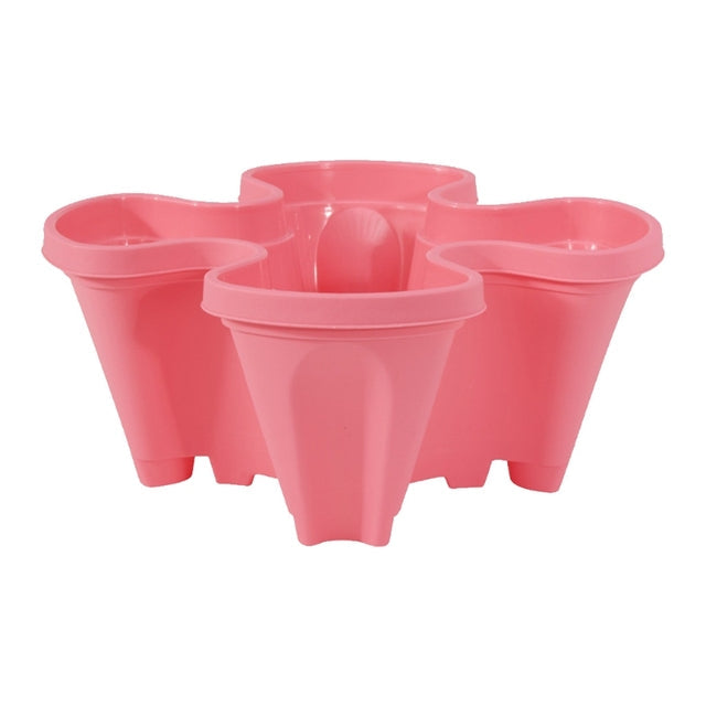 Stackable Planter for Vertical Gardening Flower Pot Herb Tower Balcony Patio Indoor Outdoor Growing Tower | Sansoti