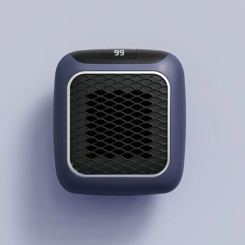 Compact Plug-In Heater with Digital Display, Timer, and Adjustable Thermostat for Bedroom or Bathroom up to 20m² | Sansoti