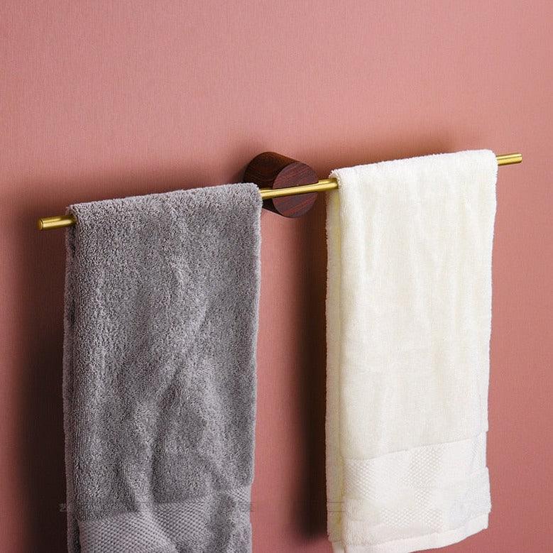 Toallero minimalista de aluminio – diseño moderno para baño y cocina