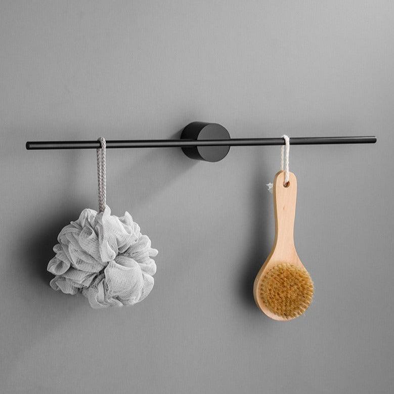 Toallero minimalista de aluminio – diseño moderno para baño y cocina