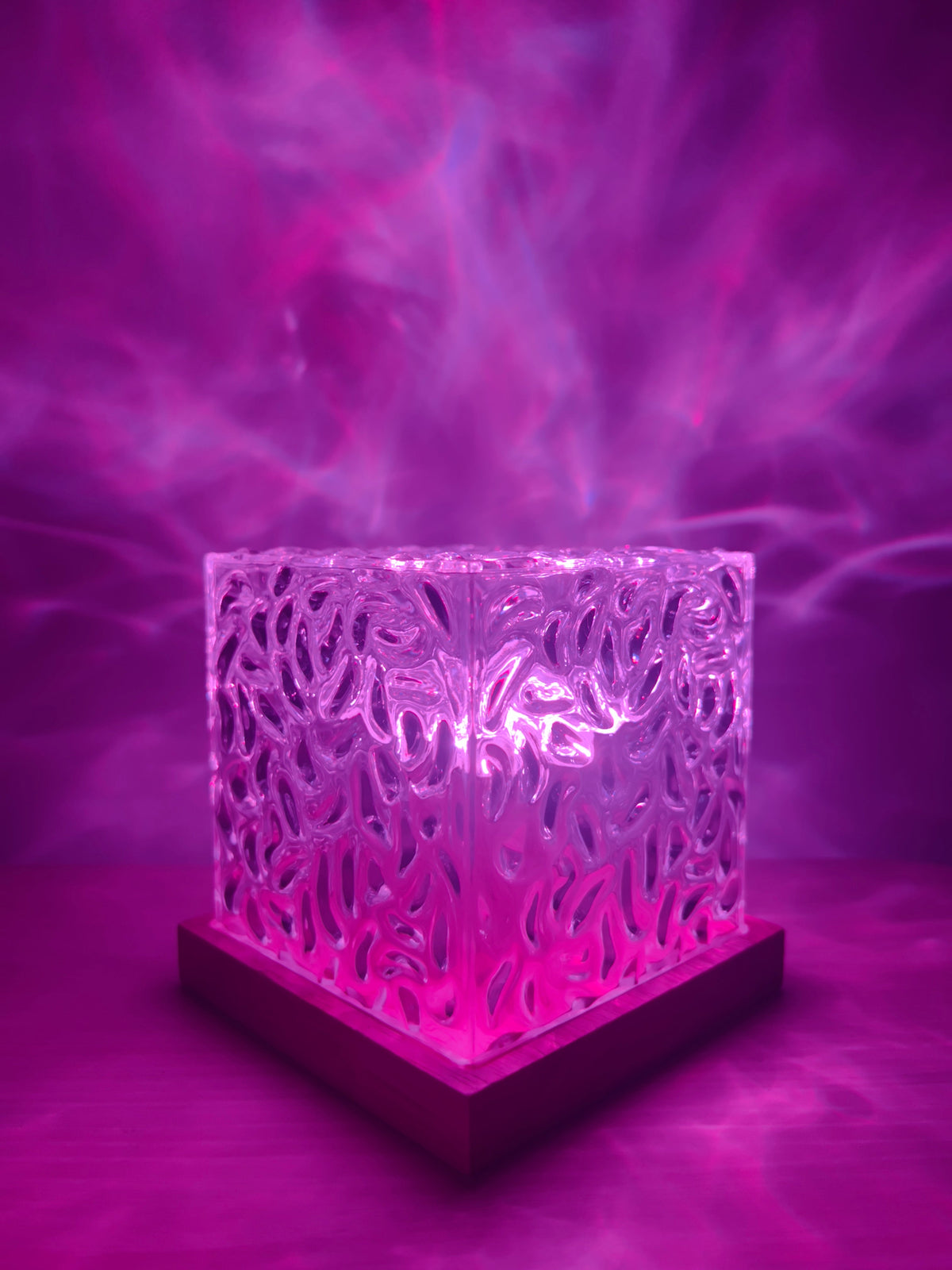 Veilleuse LED projection vagues d'eau – Éclairage d'ambiance avec télécommande – Vagues océaniques apaisantes pour chambre et relaxation | Sansoti