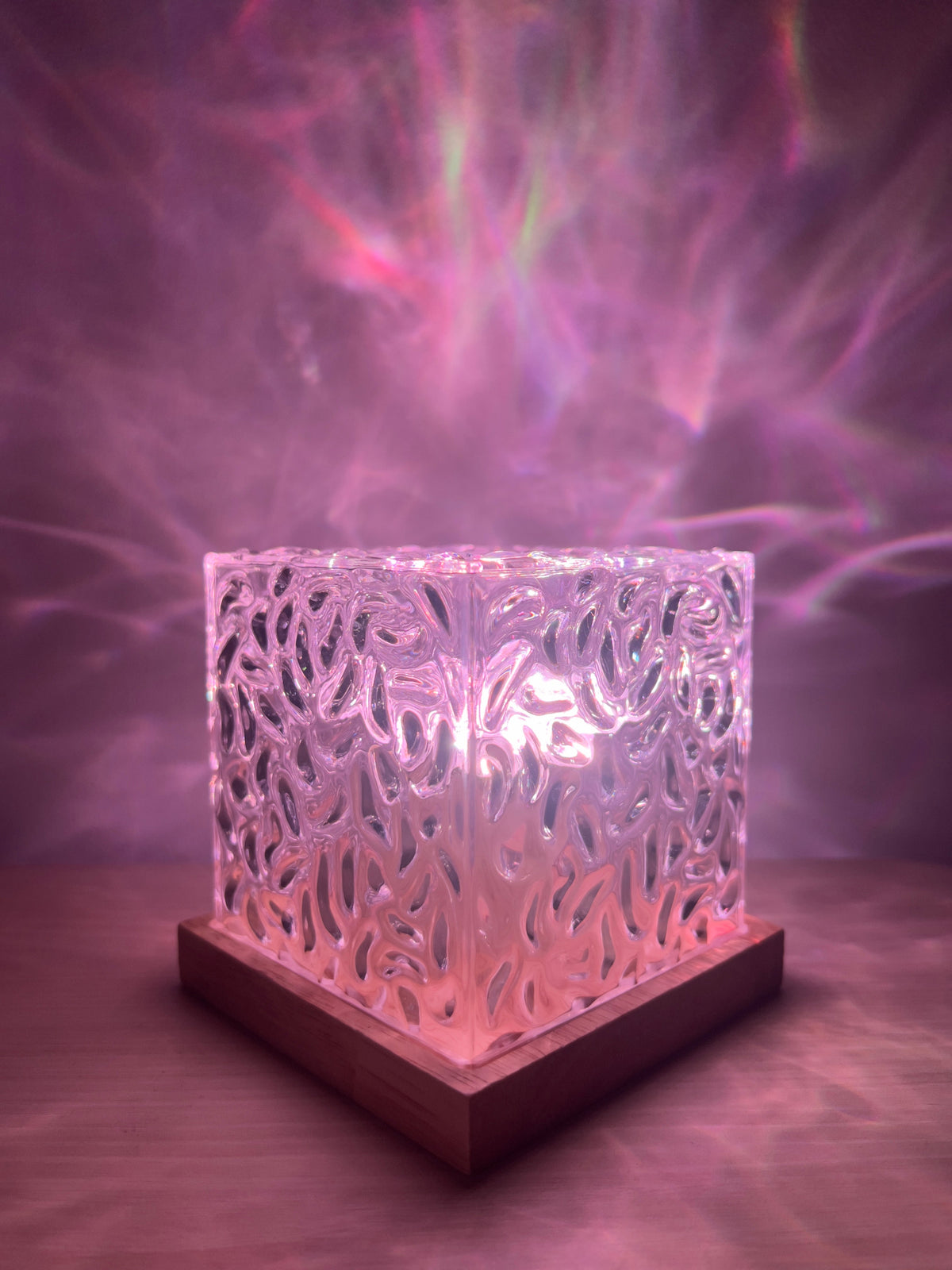 Veilleuse LED projection vagues d'eau – Éclairage d'ambiance avec télécommande – Vagues océaniques apaisantes pour chambre et relaxation | Sansoti