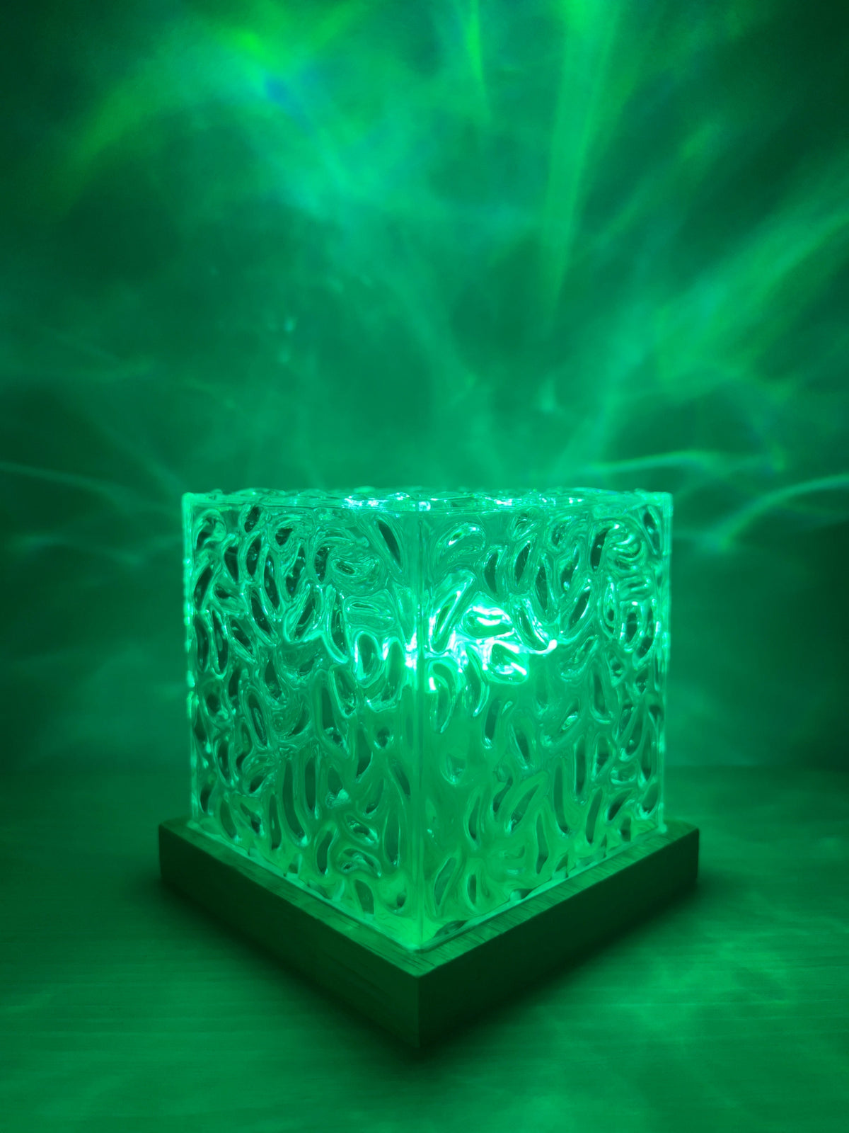 Veilleuse LED projection vagues d'eau – Éclairage d'ambiance avec télécommande – Vagues océaniques apaisantes pour chambre et relaxation | Sansoti