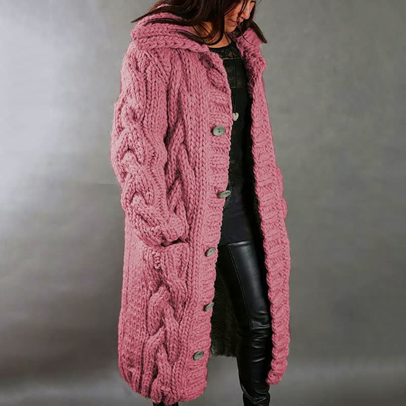 Gevoerde Damesjas met Capuchon Waterafstotend Wintermodel Wollen Regenmantel Outdoor Warme Winterjas voor Dames | Sansoti