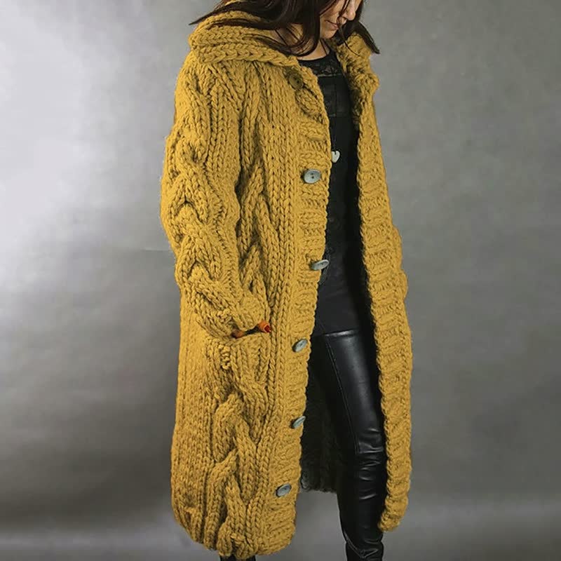 Gevoerde Damesjas met Capuchon Waterafstotend Wintermodel Wollen Regenmantel Outdoor Warme Winterjas voor Dames | Sansoti