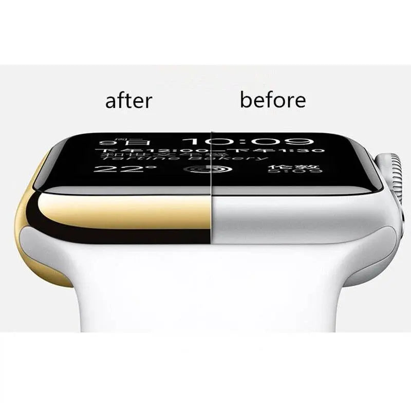 Smartwatch Protective Case 40mm 44mm Tempered Glass Polycarbonate Screen Protection Watch Accessory Case | Sansoti