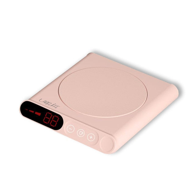 USB Bekerwarmhouder met Timer Digitaal Display Temperatuurregeling voor Koffie Thee Bureauonderlegger | Sansoti