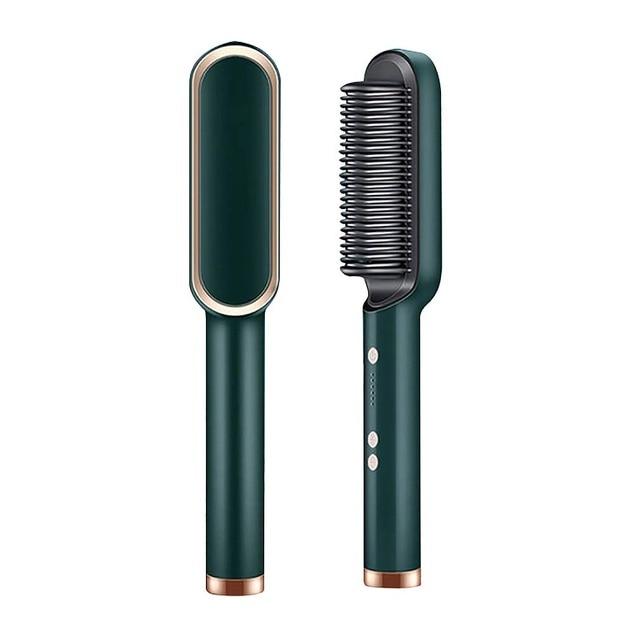 Heated Styling Comb Ceramic with Ionic Coating 5 Temperature Settings Professional Hair Styling Tool | Sansoti