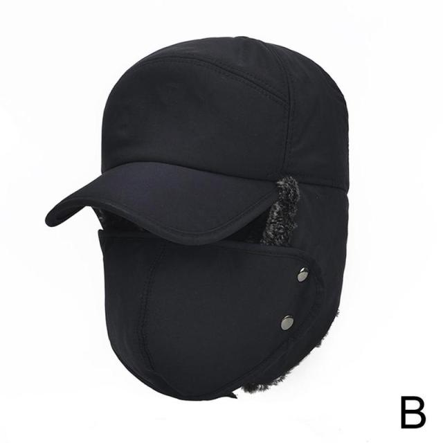 Unisex Winter Hat with Face Protection, Ear Flaps, Waterproof, Windproof, Skiing, Snowboarding, Outdoor Winter | Sansoti