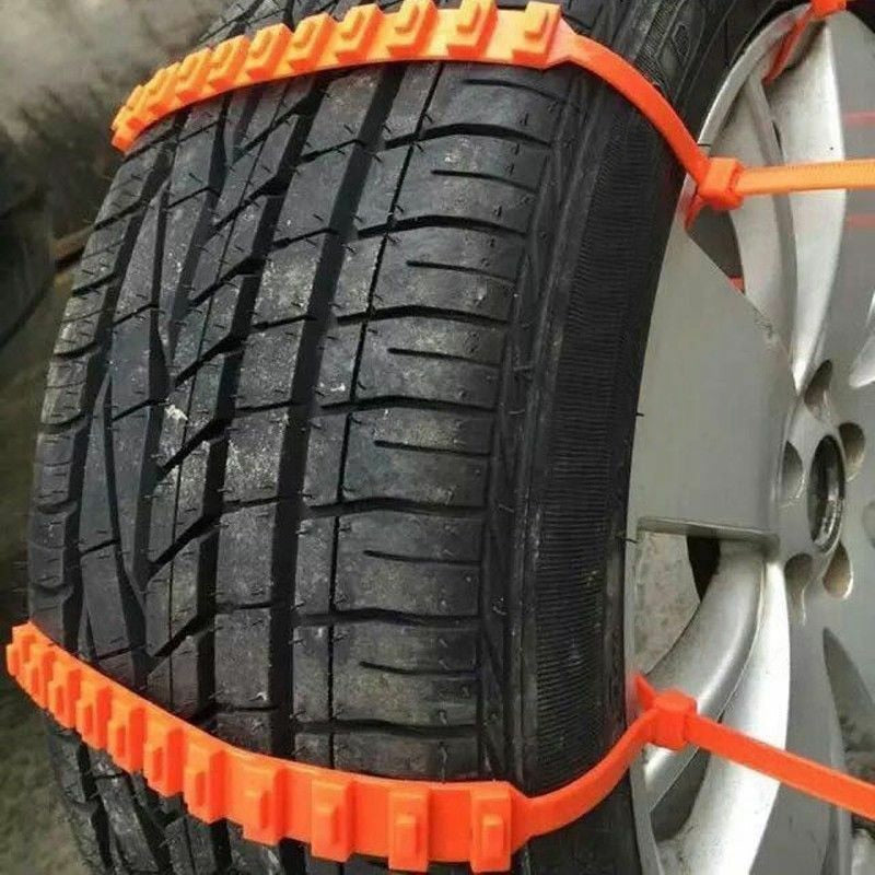 Anti-Slip Snow Chains for Cars 6.5–10.5 Inch Tires SUV Van Safe Grip Winter | Sansoti