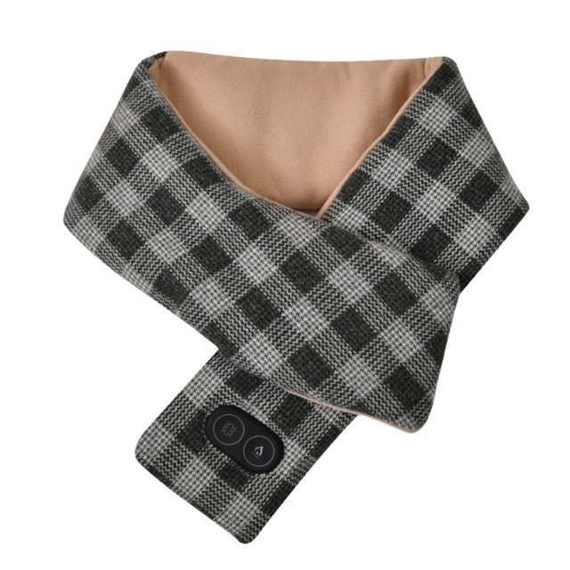 USB Verwarmde Sjaal met 3 Temperatuurstanden Zachte Fleece Wintersjaal Unisex voor Wandelen Outdoor Winter | Sansoti