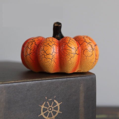 Halloween Pompoen Lantaarn met LED Kaars – Realistisch Flakkerend Licht Decoratie Herfst Sfeerlicht Binnen | Sansoti