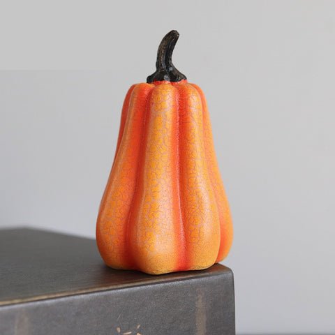 Halloween Pompoen Lantaarn met LED Kaars – Realistisch Flakkerend Licht Decoratie Herfst Sfeerlicht Binnen | Sansoti