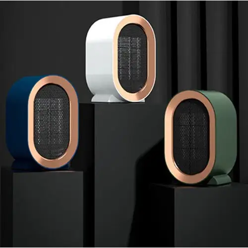 Compact Ceramic Space Heater 2000W with Thermostat, Timer, Tip-Over Protection, Quiet, Portable, Energy-Efficient | Sansoti