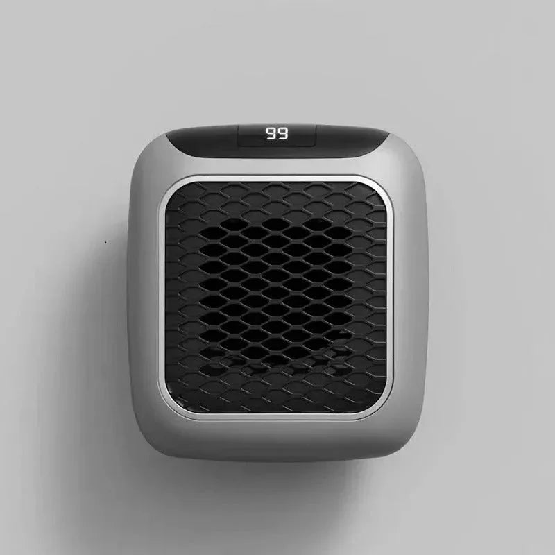 Compact Ceramic Heater 800W USB Wall-Mounted with Remote Control Energy-Efficient Heating | Sansoti