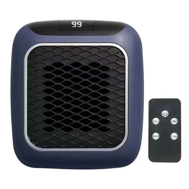 Compact Ceramic Heater 800W USB Wall-Mounted with Remote Control Energy-Efficient Heating | Sansoti