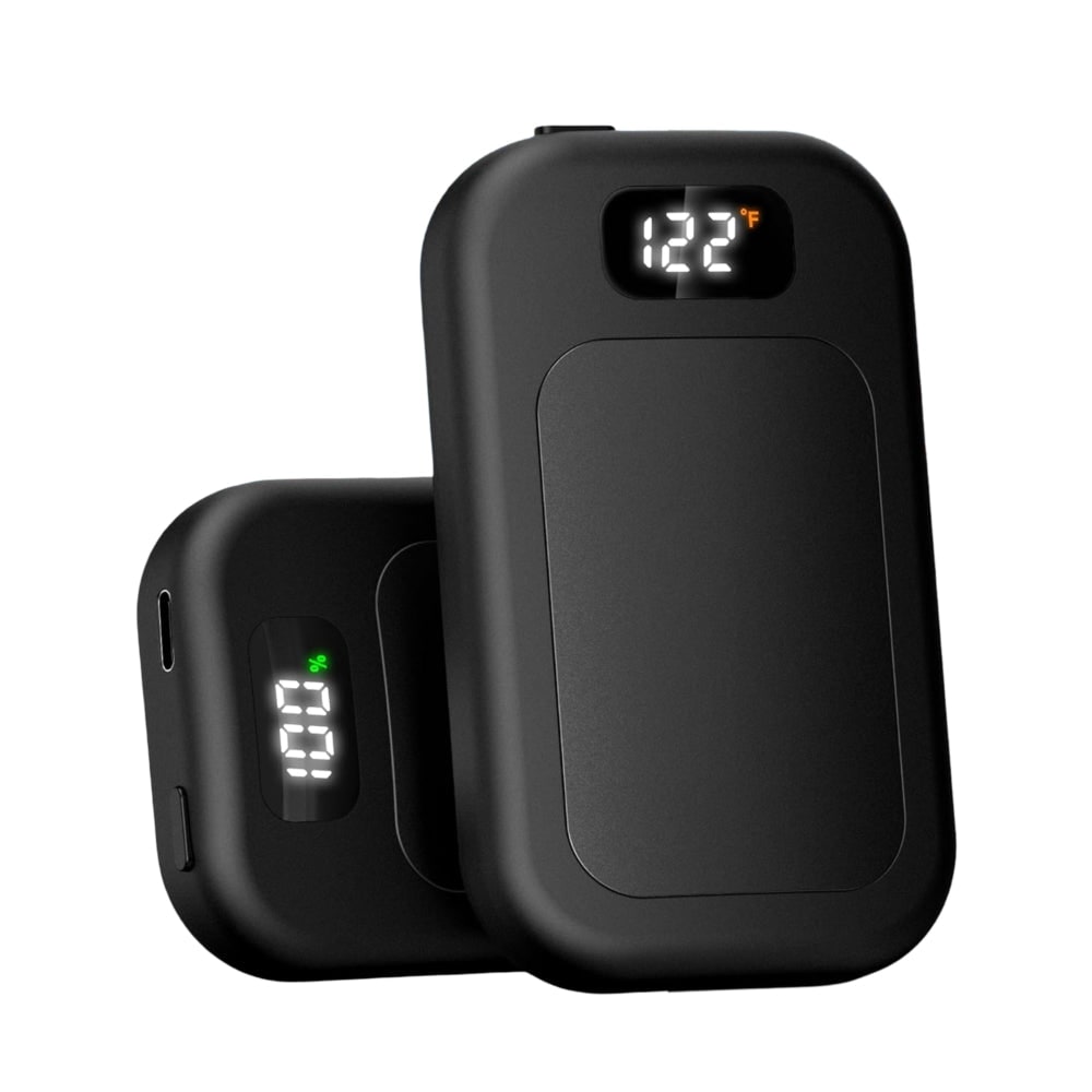Oplaadbare Handwarmers met LED Display 3 Warmtestanden Powerbank Functie Wintercomfort Koude Handen Outdoor | Sansoti