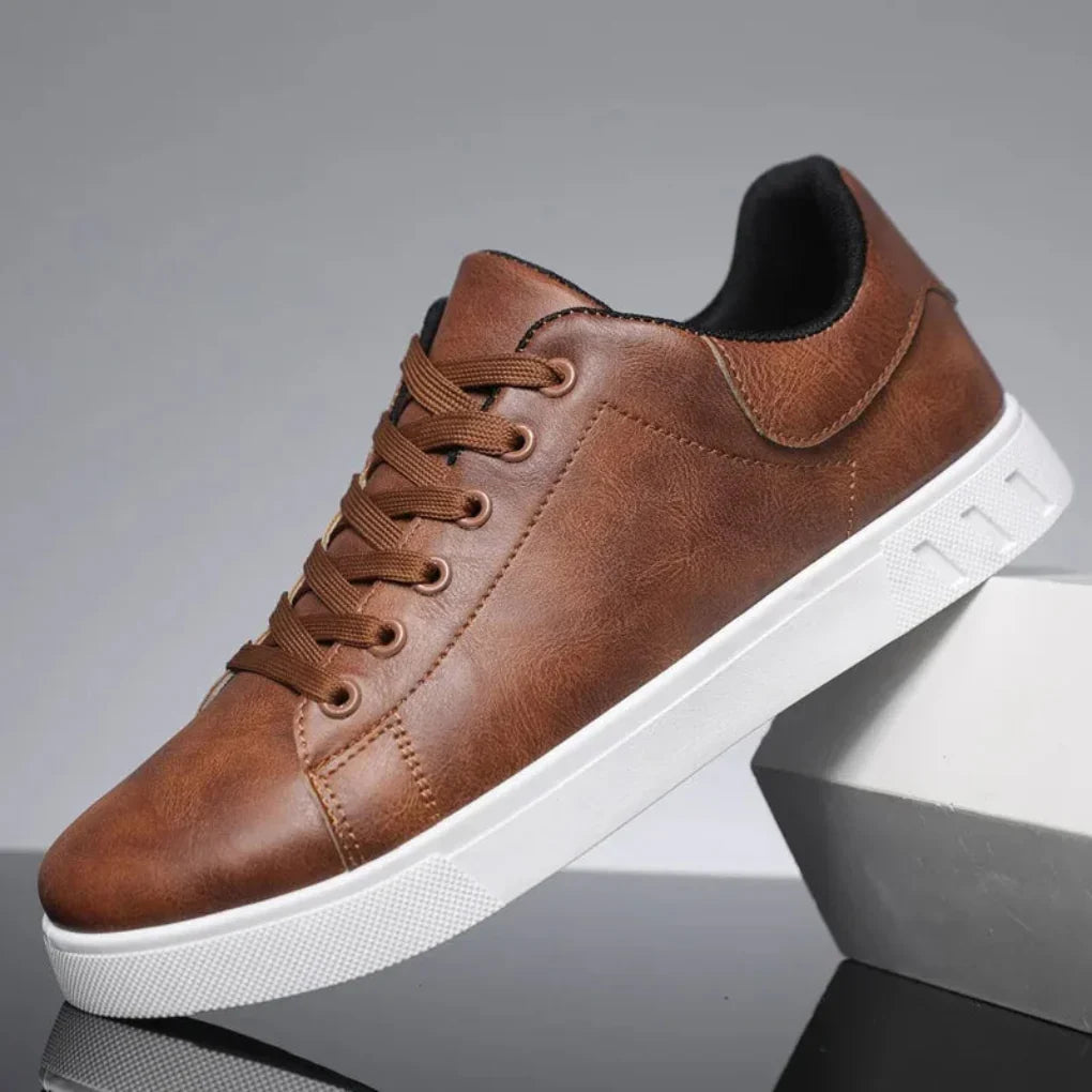 Men's Work Shoes with Steel Toe Waterproof Leather Safety Shoe High Comfort Professional Slip-Resistant | Sansoti