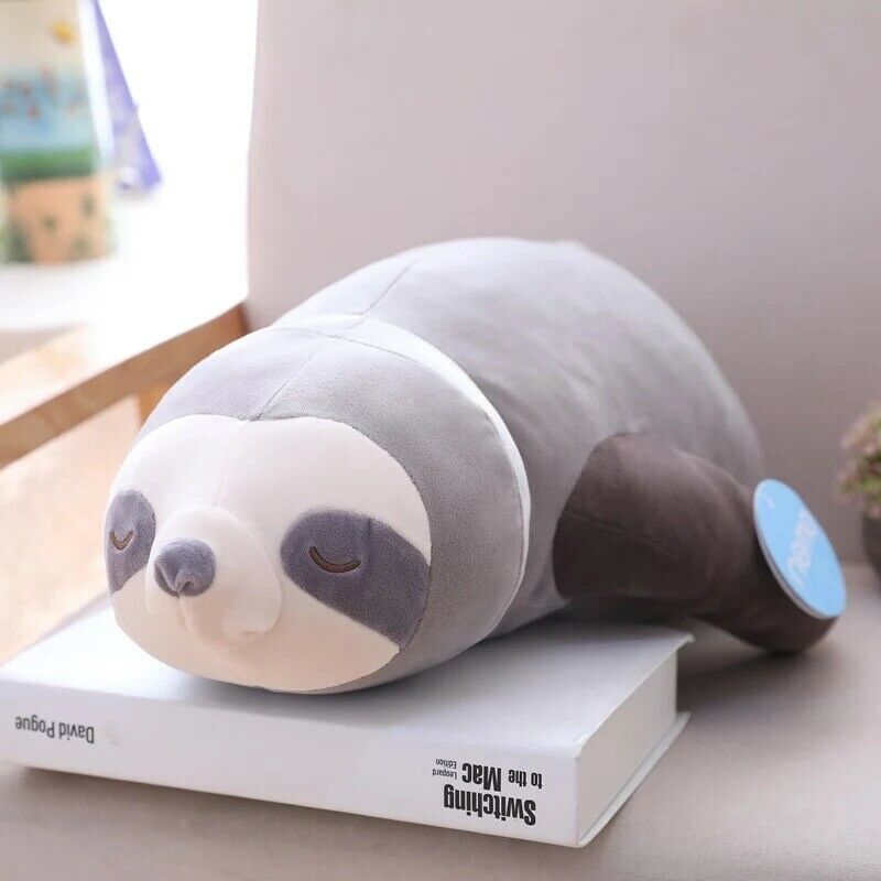 Luiaard Knuffel Groot Zacht Pluche Speelgoed 60-100 cm Kinderen Volwassenen Knuffeldier Cadeau | Sansoti