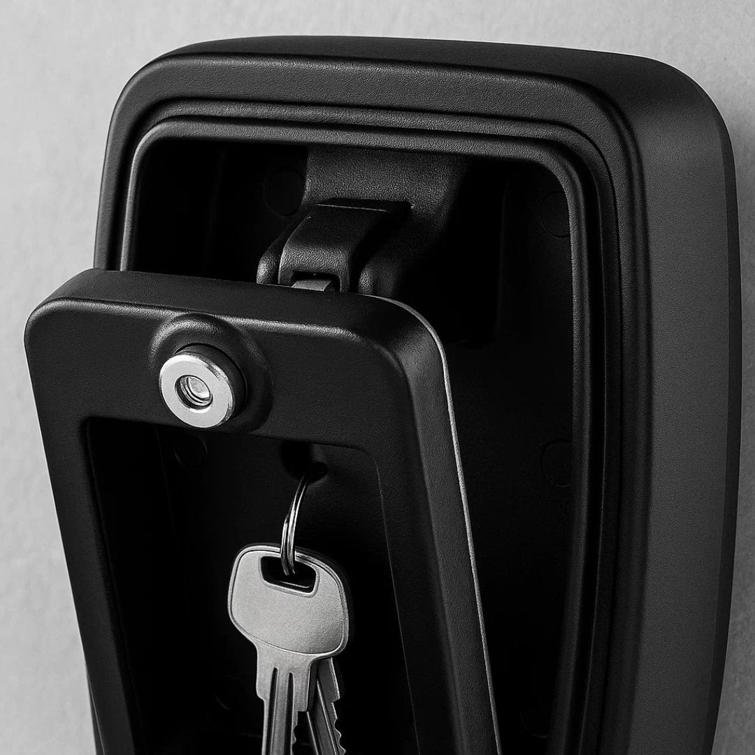 Wall-Mounted Safe with Combination Lock for Outdoor Use | Weatherproof Key Safe for Home Vacation Rental Garden and Office | Sansoti