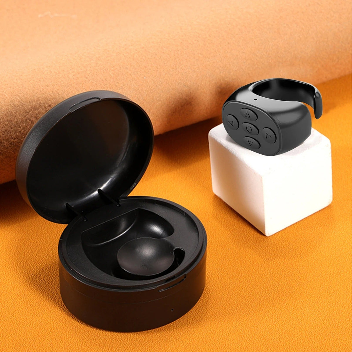 Bluetooth Scrollring voor Handsfree Bladeren Scrollen Zwart Wit Roze Smartphones Tablets Mobiele Apparaten | Sansoti
