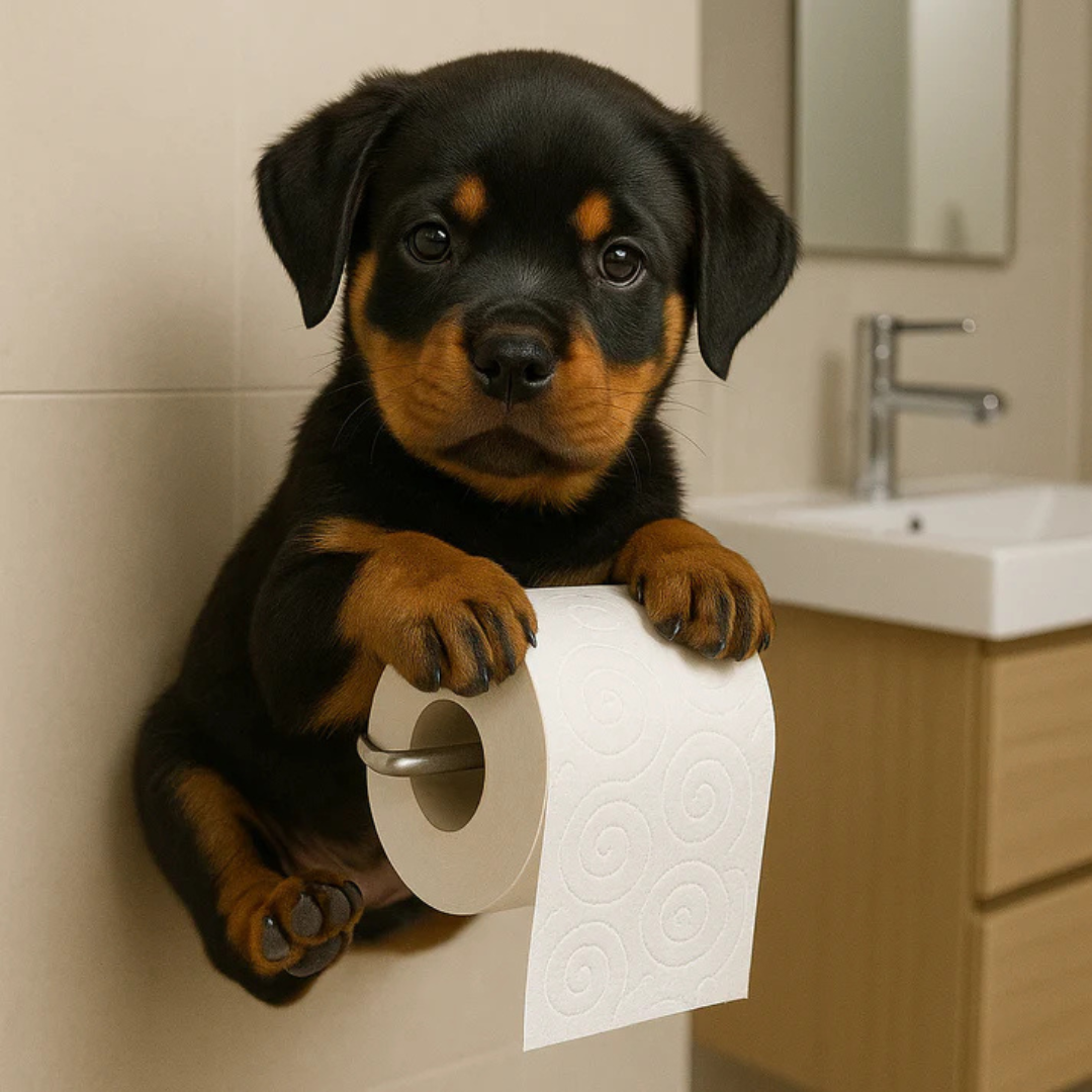 Wandhouder Toiletpapier Hond Decoratief Harsen Design Badkamer Wc Humor Accent Duurzaam Wandmontage Uniek | Sansoti