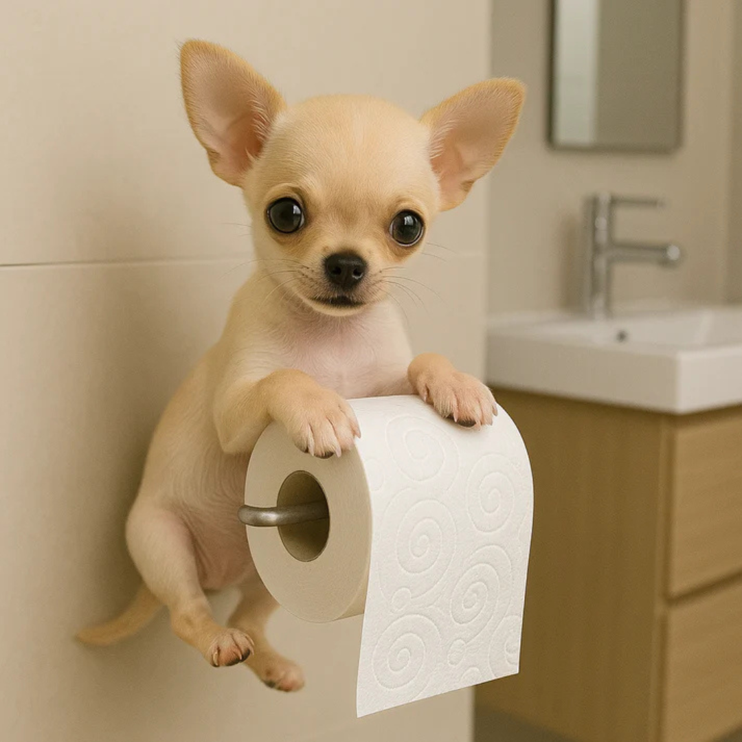 Wandhouder Toiletpapier Hond Decoratief Harsen Design Badkamer Wc Humor Accent Duurzaam Wandmontage Uniek | Sansoti