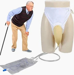 Reusable Urine Collection Bag 1000ml Medical Silicone Incontinence Care Mobility Men Women Comfort | Sansoti