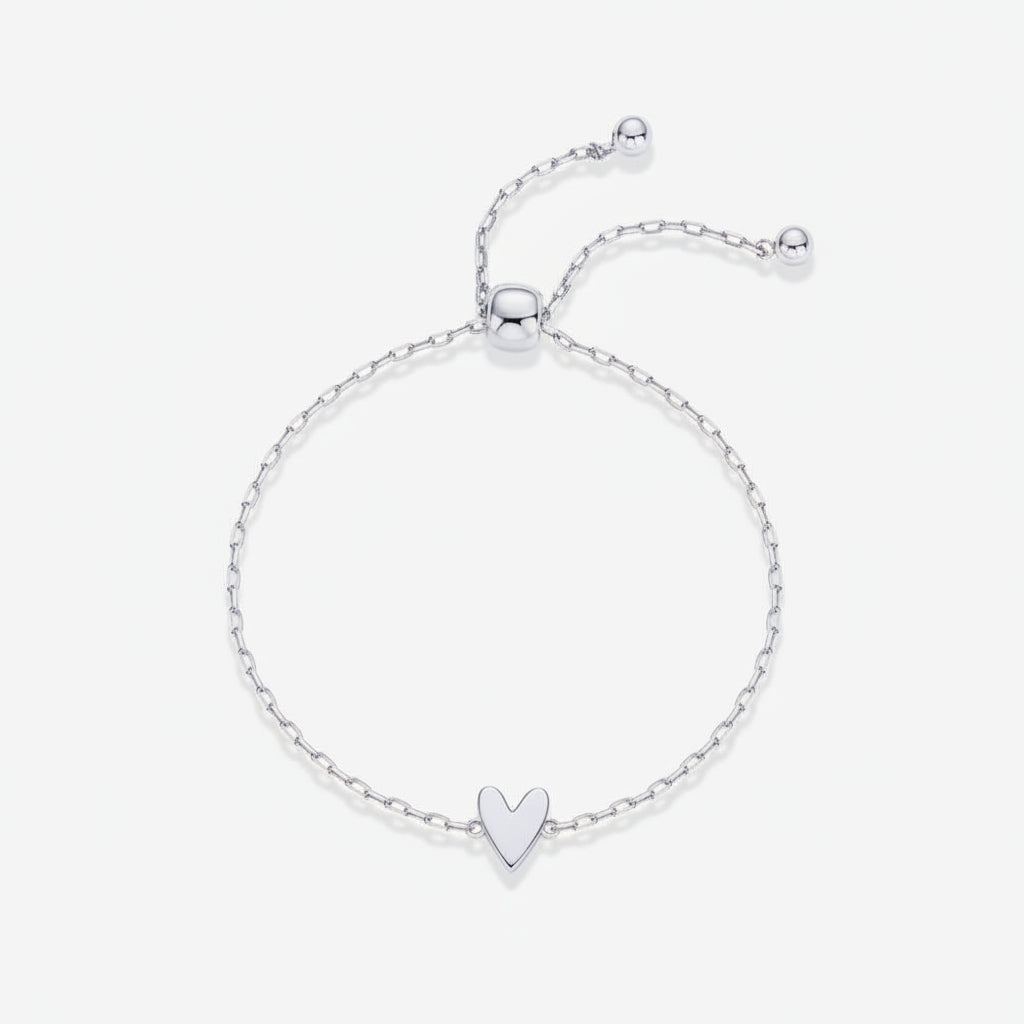 Goldene Herzarmband-Set für Mutter und Tochter - Partnerarmbänder mit symbolischem Herzanhänger - hypoallergen 14K vergoldet oder versilbert - Geschenk für Familie, Freundschaft, Geburtstag | Sansoti